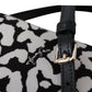 Chic Monochrome Zip Clutch Shoulder Bag