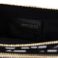 Chic Monochrome Zip Clutch Shoulder Bag