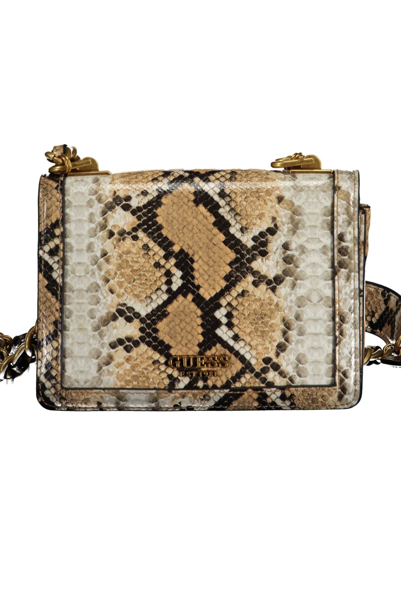 Chic Beige Chain Shoulder Bag