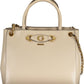 Chic Beige Dual-Handle Chain Shoulder Bag