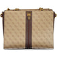Chic Beige Dual-Chain Shoulder Bag