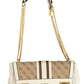 Elegant Beige Chain Shoulder Handbag
