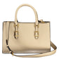 Chic Beige Dual Compartment Handbag