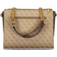 Chic Beige Dual-Chain Shoulder Bag
