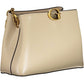 Beige Chic Polyurethane Shoulder Bag
