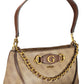 Beige Chic Chain-Handle Handbag