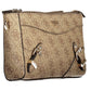 Chic Beige Shoulder Bag with Contrasting Details