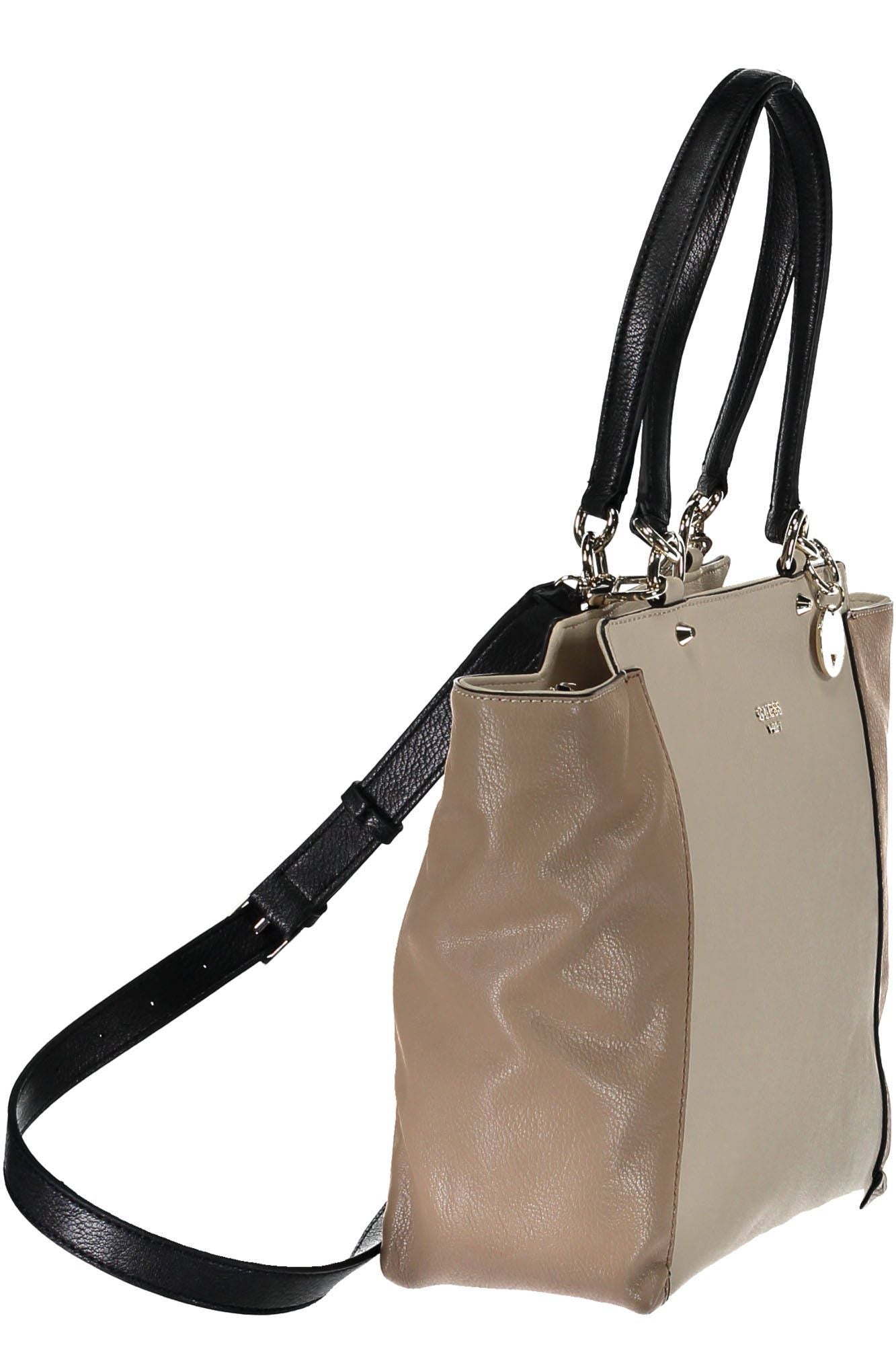 Chic Beige Carryall Handbag