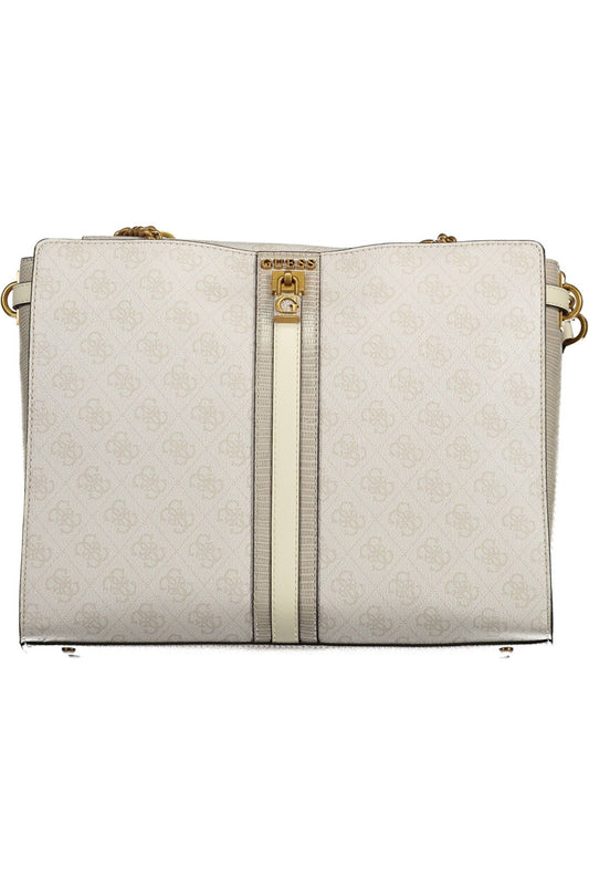 White Chain Handled Chic Shoulder Bag