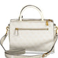 Elegant White Polyurethane Satchel