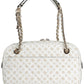 Chic White Chain Shoulder Handbag