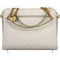 White Chain Handled Chic Shoulder Bag