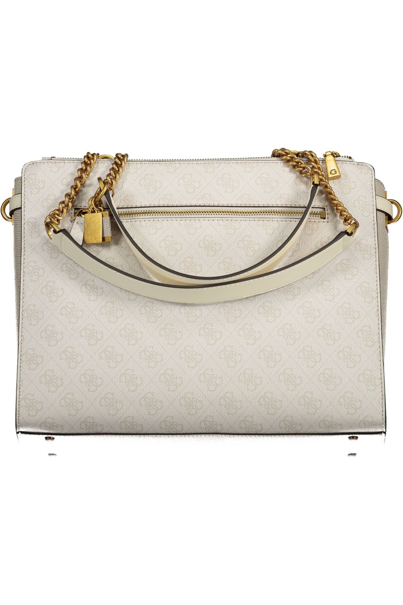 White Chain Handled Chic Shoulder Bag