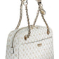 Chic White Chain Shoulder Handbag