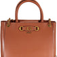 Chic Brown Chain-Handle Guess Handbag