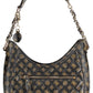 Chic Brown Polyurethane Shoulder Bag