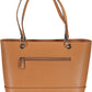 Chic Brown Polyurethane Shoulder Bag