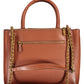 Chic Brown Chain-Handle Guess Handbag