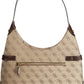 Elegant Brown Shoulder Handbag