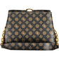 Elegant Chain-Strapped Brown Handbag