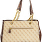 Chic Brown Chain-Handle Shoulder Bag