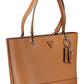 Chic Brown Polyurethane Shoulder Bag