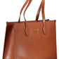 Chic Polyurethane Handbag with Versatile Pockets