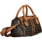 Elegant Brown Handbag with Contrasting Details
