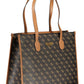 Chic Brown Polyurethane Shoulder Bag