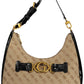 Chic Black Contrasting Detail Shoulder Bag