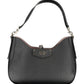 Elegant Black Shoulder Bag with Convertible Pochette