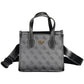 Chic Black Dual-Compartment Handbag