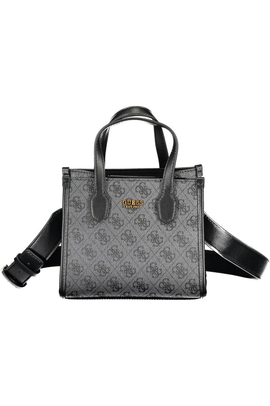 Chic Black Dual-Compartment Handbag