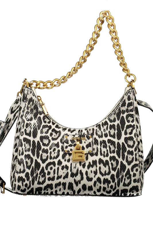 Elegant Black Chain-Handle Handbag