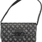 Chic Black Triple Compartment Shoulder Bag