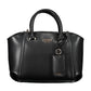Elegant Black Guess Handbag with Contrasting Details
