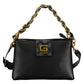 Sleek Black Chain Shoulder Handbag
