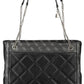 Elegant Black Multi-Compartment Handbag