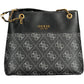 Chic Black Chain-Handle Shoulder Bag