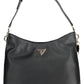 Chic Black Polyurethane Shoulder Bag