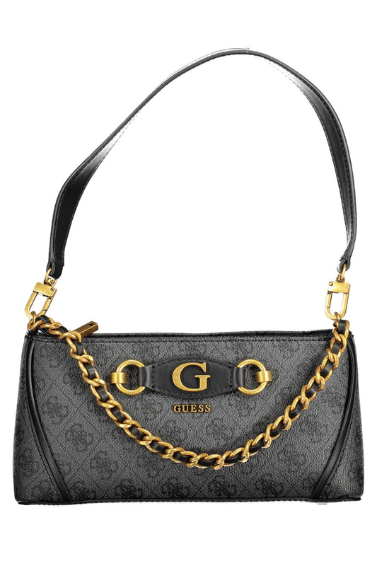 Elegant Black Chain Handle Handbag