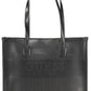 Chic Black Convertible Shoulder Bag with Pochette