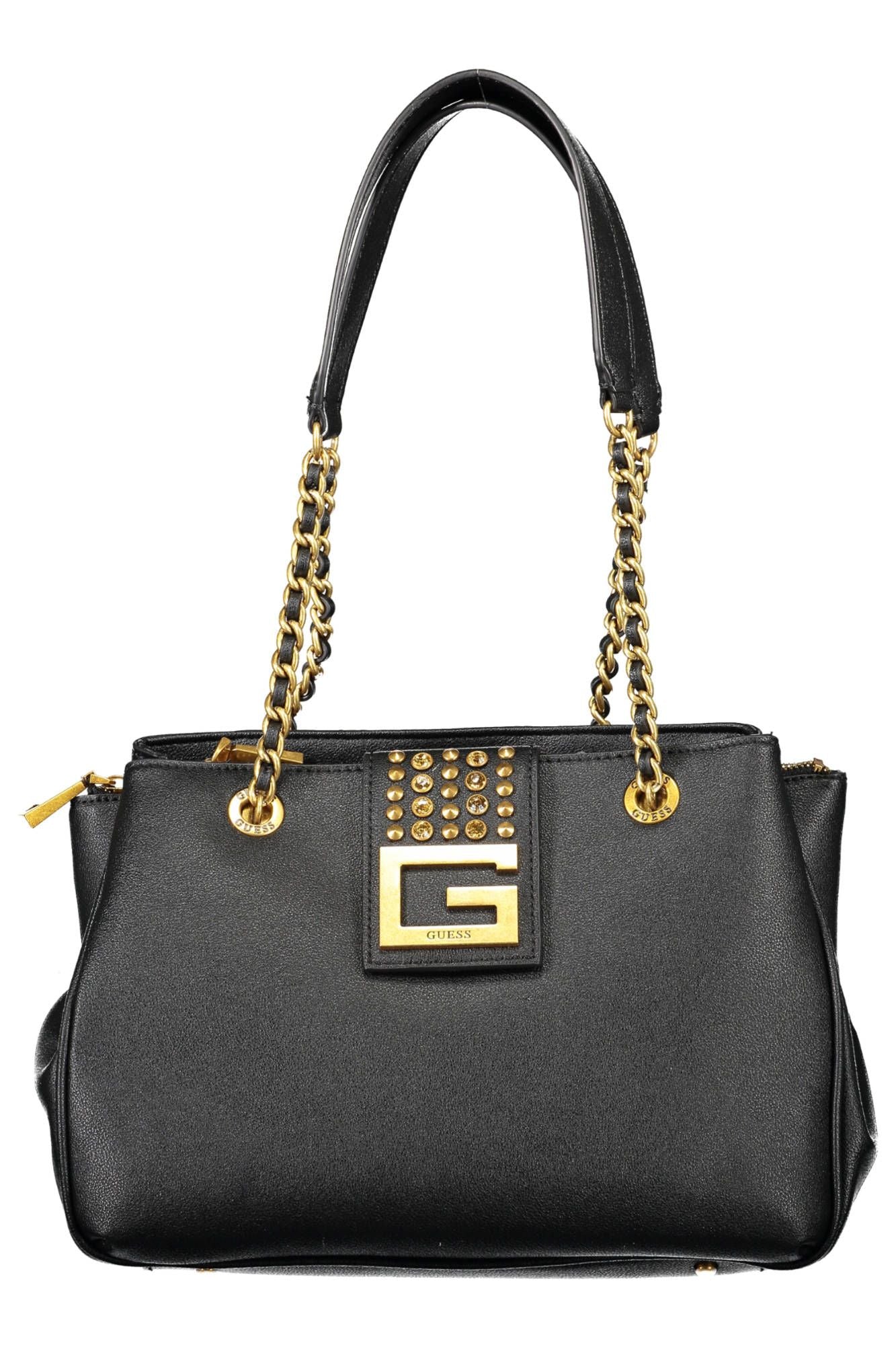 Chic Black Multi-Compartment Handbag