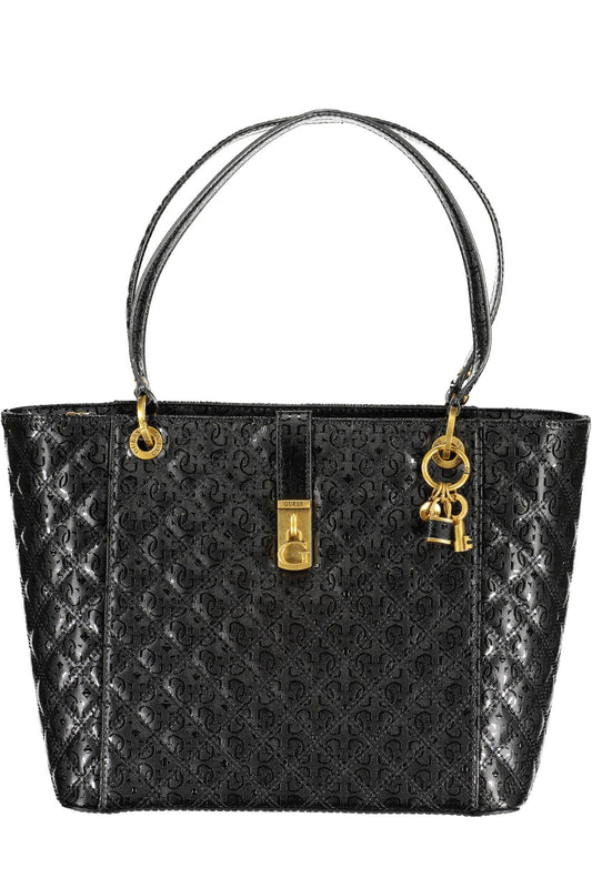 Elegant Black Guess Shoulder Bag