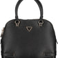 Chic Black Guess Handbag with Contrasting Details