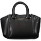 Chic Black Contrasting Detail Tote Bag