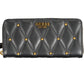 Chic Contrasting Details Zip Wallet