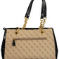 Chic Black Chain-Handle Tote Bag