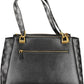 Chic Contrasting Detail Black Handbag