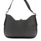 Elegant Black Shoulder Bag with Convertible Pochette
